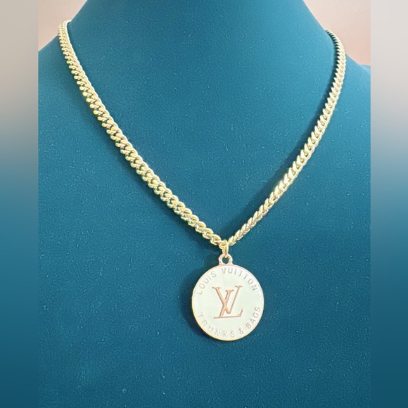 Authentic Louis Vuitton Charm on Unbranded Necklace - Picture 3 of 3